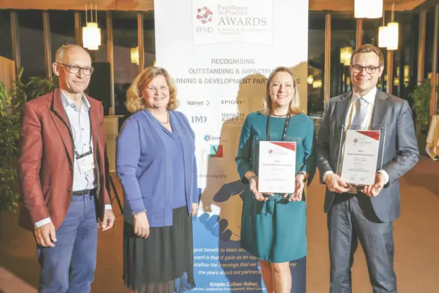 Hanken & SSE and Epiqus received gold award for Integration Program Business Lead at award ceremony in Lausanne